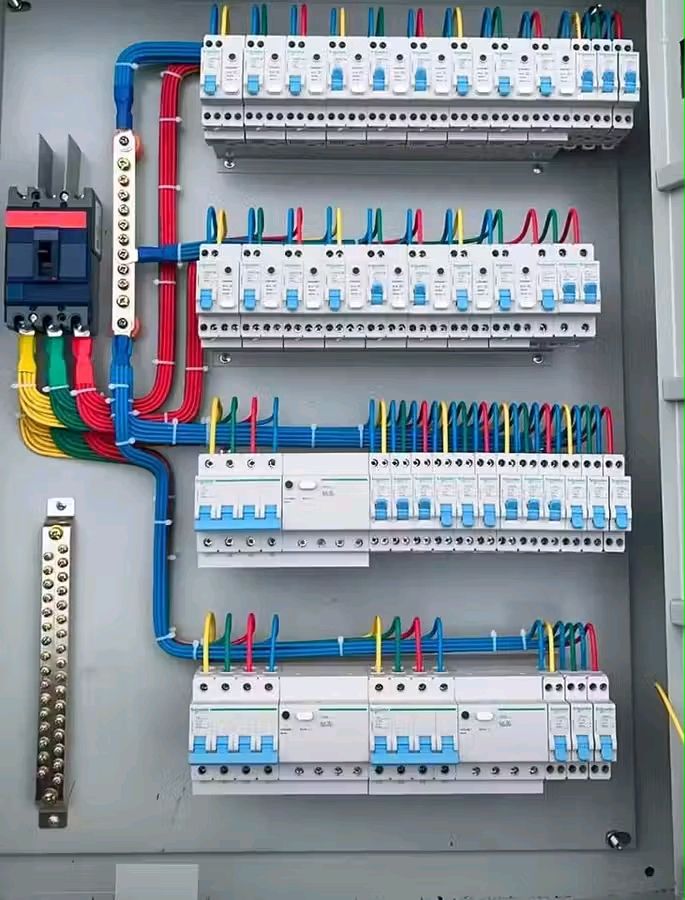 tablero eléctrico moderno